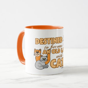 Mug Future Madame folle Funny Saying Design de chat