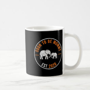 Mug Future Maman 2026 Annonce de Grossesse Eléphant