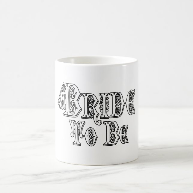 Mug Future Mariée Avec Voile, Blanc Fantaisie - Contou (Centre)