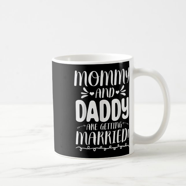 Mug Future mariée et marié maman et papa vont se marie (Droite)