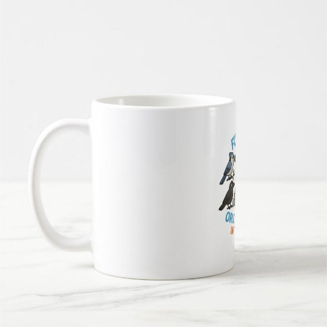 Mug Future ornithologue en formation - Cute Birdwatchi (Gauche)