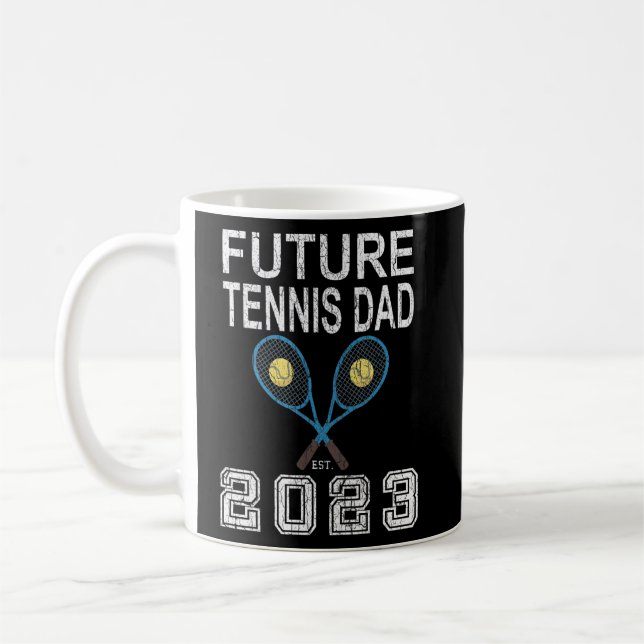 Mug Future Tennis DAD 2023 Grossesse Faire-part FATH (Gauche)