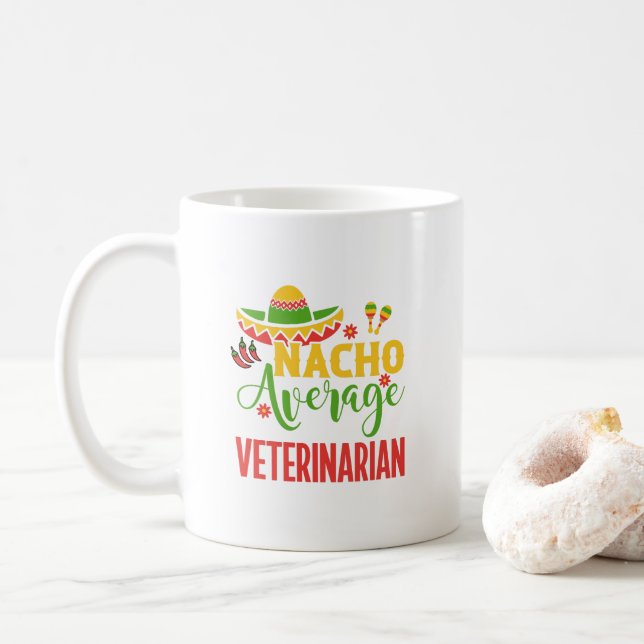 Mug Future Vétérinaire Maman Grad Vet Tech (Avec donut)