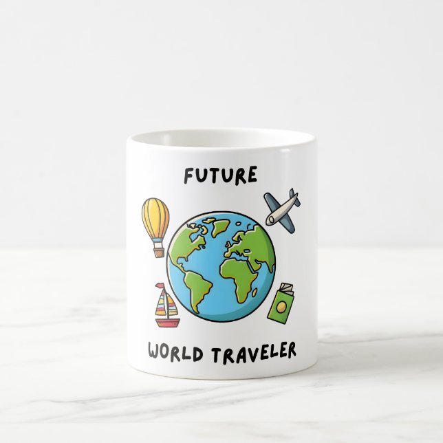 Mug Future World Traveller Adventure Keepsaké (Centre)