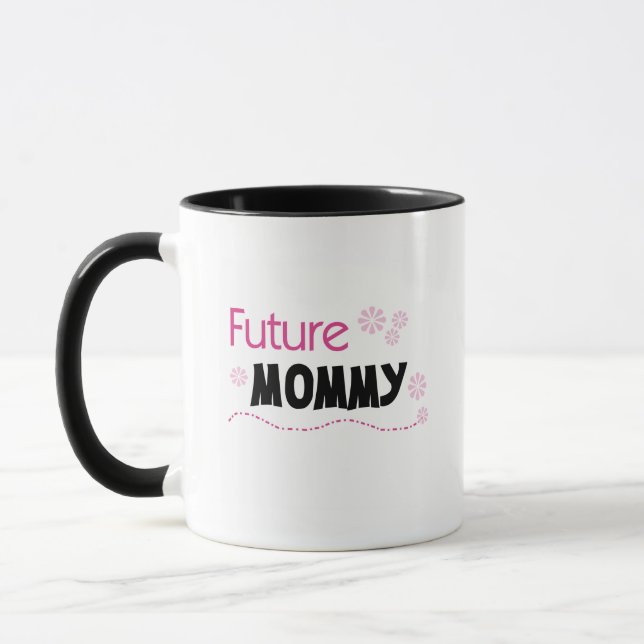 Mug Futurs tee-shirts et cadeaux maman (Gauche)