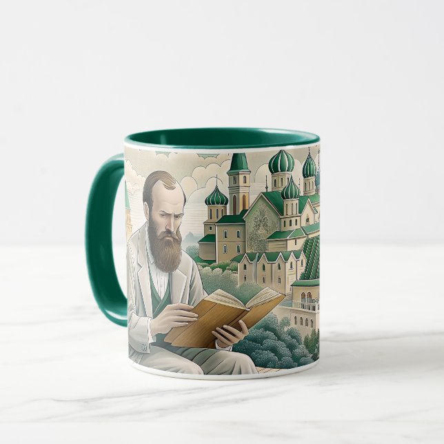 Mug Fyodor Dostoyevsky cite, L'IDIOT (Devant gauche)