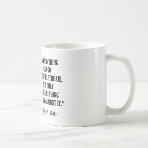 Mug G.K. Chesterton Dead Thing Stream Living Thing