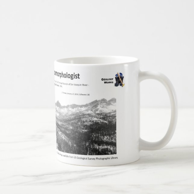 Mug G K Gilbert VI - lancement du Geomorphologist (Droite)