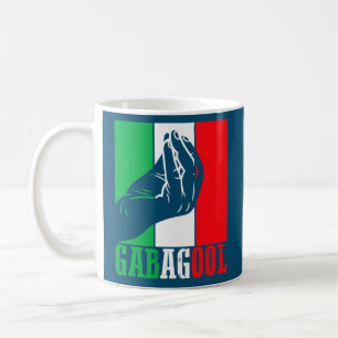 Mug Gabagool Viande italienne américaine avec signe à