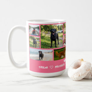 Mug Gabarit de collage personnalisé avec 14 photos et