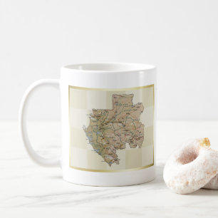 Mug Gabon Drapeau + Plan de Musique