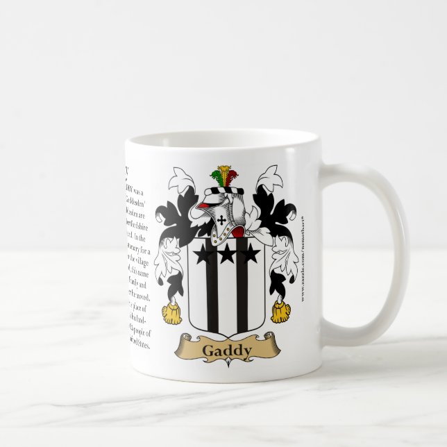 Mug Gaddy, l'origine, la signification et la crête (Droite)