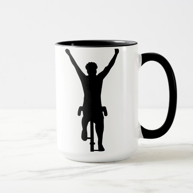Mug Gagnant de cycliste (Droite)