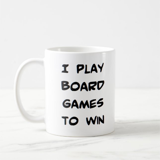 Mug gagnant de jeu de société (Gauche)