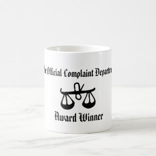 Mug Gagnant de récompense de plainte