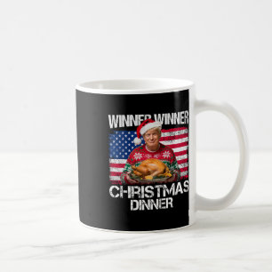 Mug Gagnant du dîner de Noël Père Noël Funny Trump C