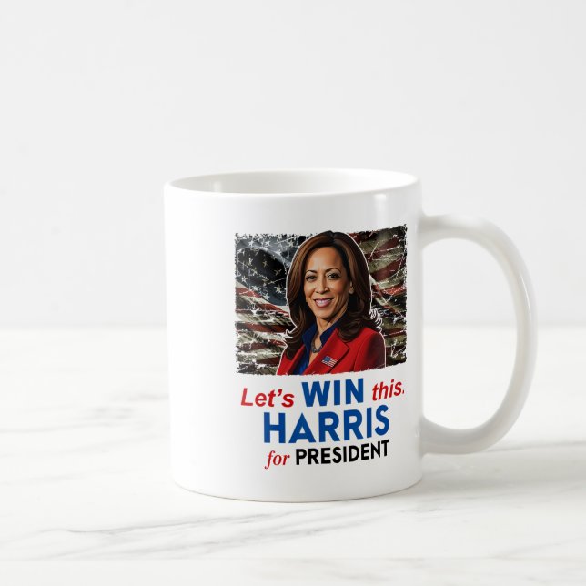 Mug Gagner ceci Harris pour la présidente Kamala Harri (Droite)