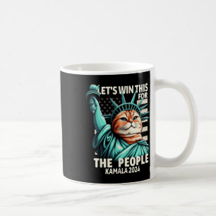 Mug Gagnez Cela Pour Le Peuple Drôle Chat Statue De Li