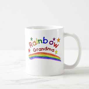 Mug Gaie lesbienne "grand-maman d'arc-en-ciel "