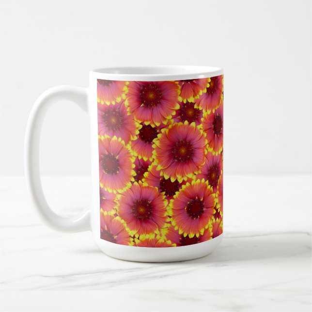 Mug Gaillardia Motif sans ambages (Gauche)