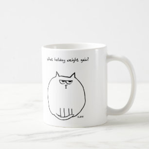 Mug Gain de poids de vacances - Chat en colère est mai