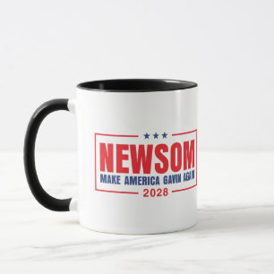 Mug Gain Newsom, Rendre l'Amérique à la présidence