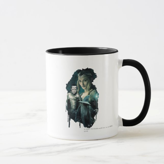 Mug Galadriel, ELROND™, & Gandalf Graphic (Droite)