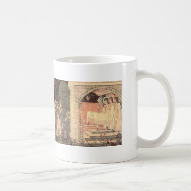 Mug Galahad, Bors et Perceval réalisent le Graal (Droite)