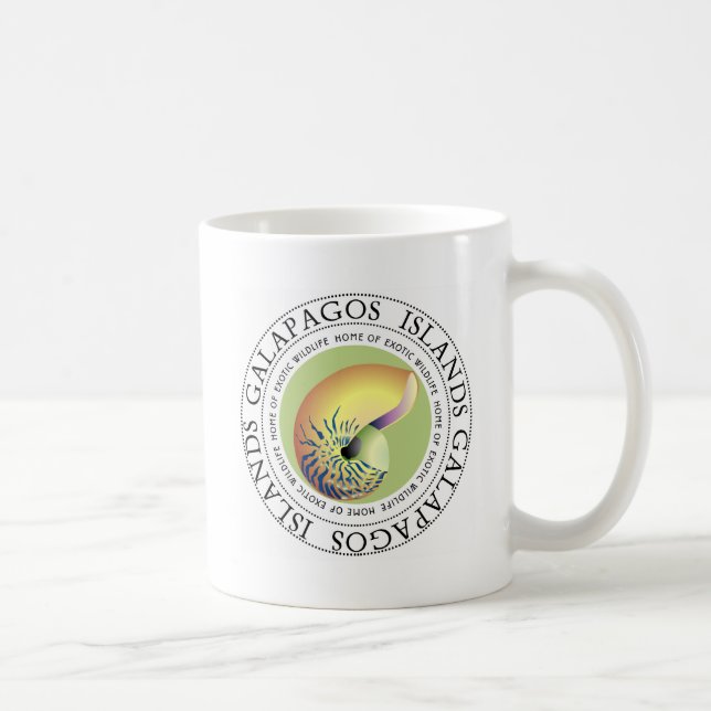 Mug Galapagos Nautilus Shell (Droite)