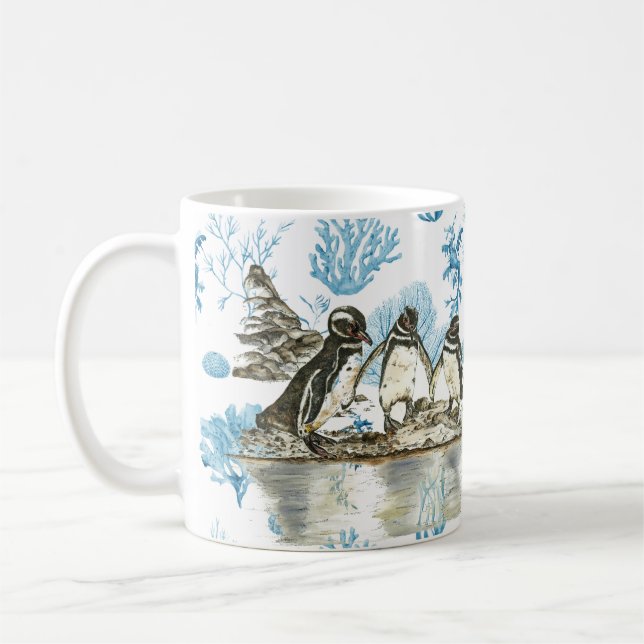 Mug Galapagos Peints à la main en voie de disparition (Gauche)