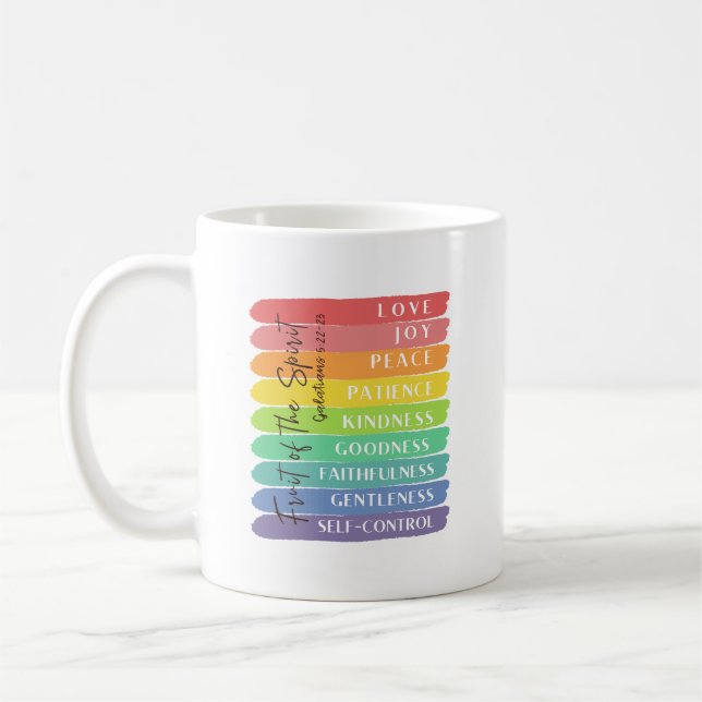 Mug Galates 5:22-23 Fruit de l'Esprit (Gauche)