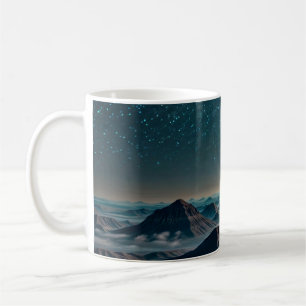 Mug Galaxie de la Voie lactée sur les montagnes du dés
