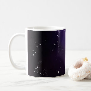 Mug Galaxie de l'espace profond violet cosmique