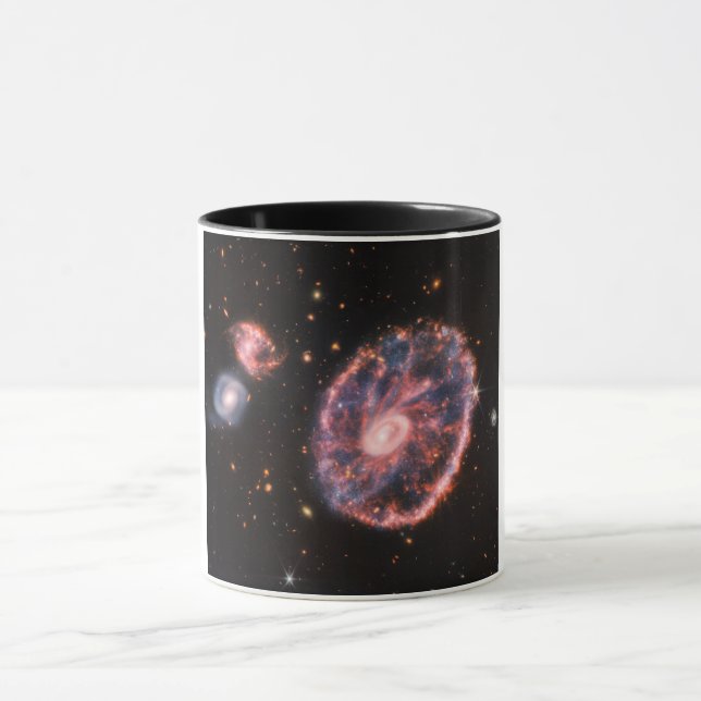 Mug Galaxie du Cartwheel, télescope spatial James-Webb (Centre)