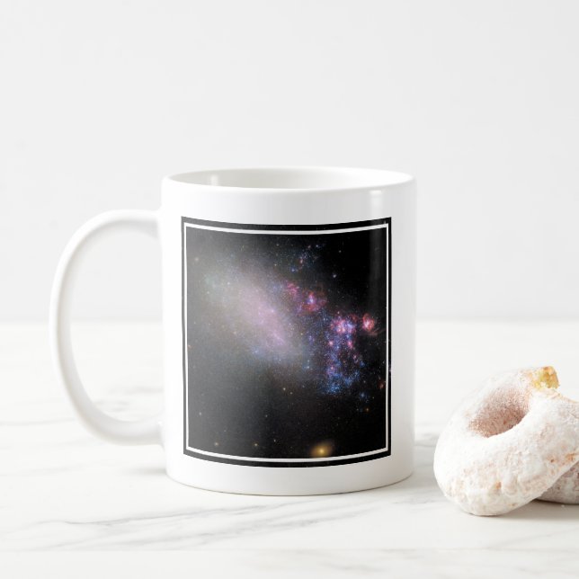 Mug Galaxie irrégulière Ngc 4485 (Avec donut)