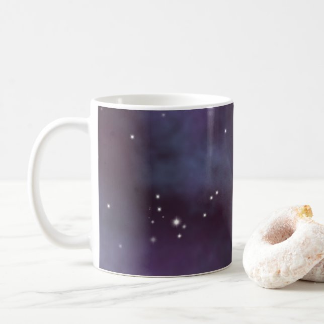 Mug Galaxie mystique de Violet Dusty (Avec donut)