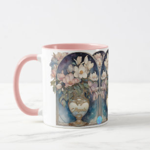Mug Galaxie rose Magnolias Musique personnalisée