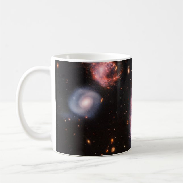 Mug Galaxie Roue de Chariot JWST James Webb Télescope  (Gauche)