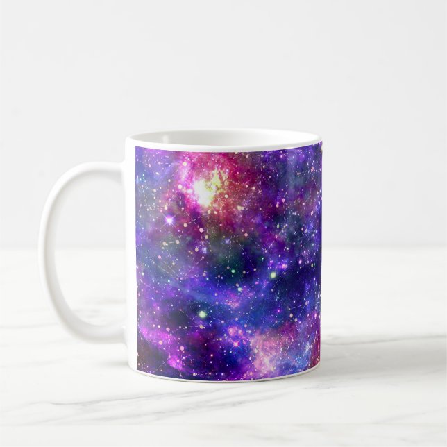 Mug Galaxy Night Imprimer Design cosmique (Gauche)