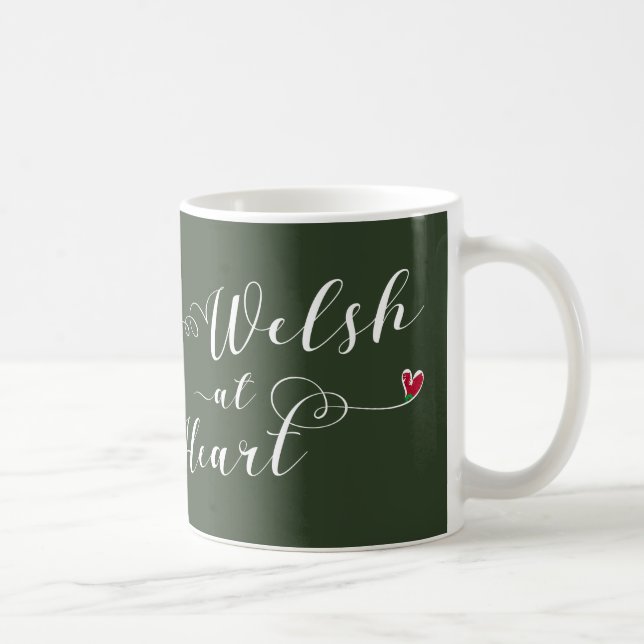 Mug Gallois À Heart Mug, Pays De Galles (Droite)