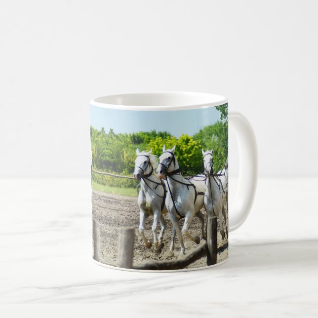 Mug Galloping chevaux animaux (Devant droit)