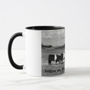 Mug Galloway ceinturé trois par jeunes. "Suivez-moi "