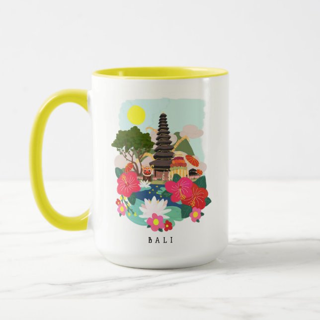 Mug Galungan à Bali illustration (Gauche)
