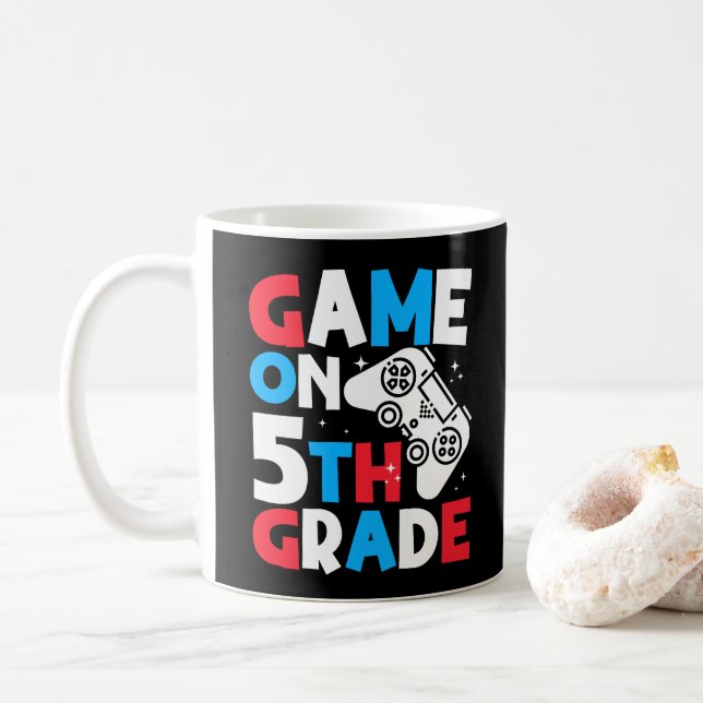 Mug Game On 5e année Fête d'anniversaire des enfants C (Avec donut)