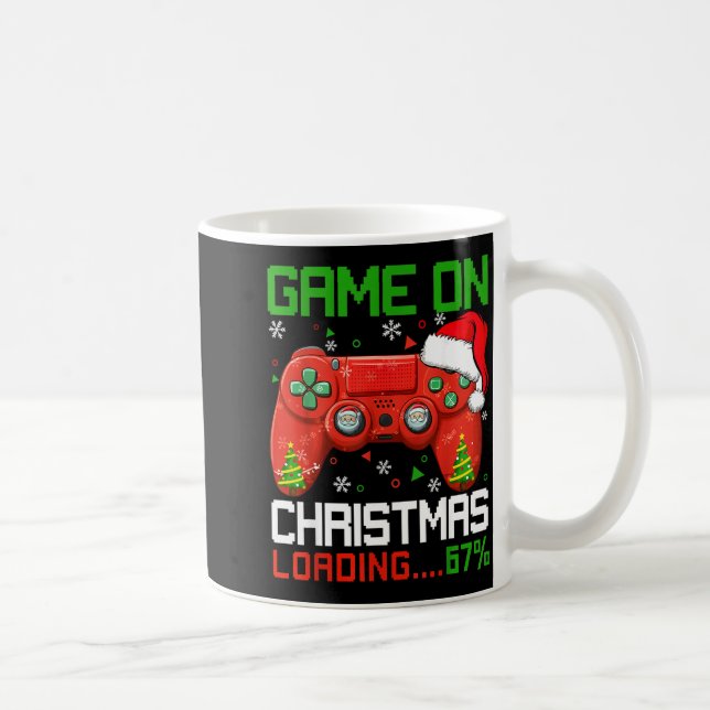 Mug Game On Christmas Loading 67% Funny 6 7 Meme Xmas  (Droite)