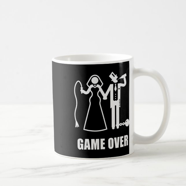 Mug Game Over (jga Mariée Et Marié Nouveau Fouet Bière (Droite)