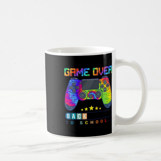 Mug Game Over Retour à l'école Fun Kids Premier Jour d (Droite)