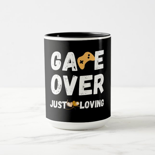 Mug Game Over Rien Que L'amour Art De Gamer (Centre)