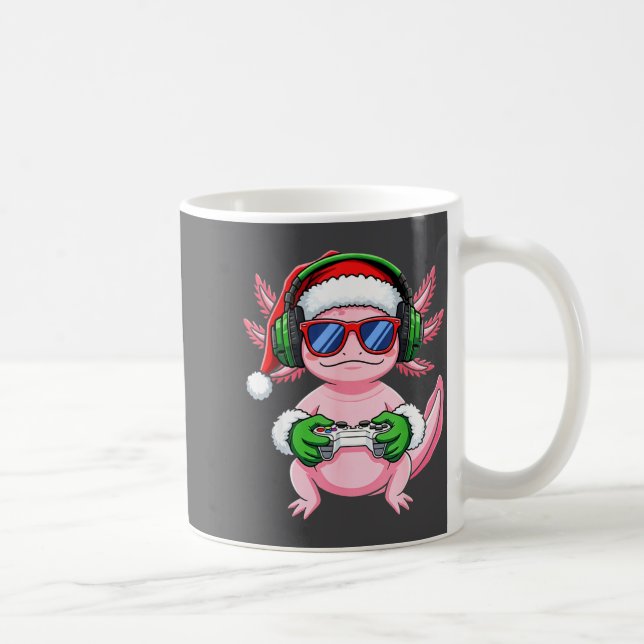 Mug Gamer Axolotl Christmas Shirt Funny Video Game San (Droite)