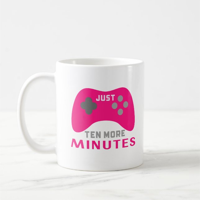 Mug Gamer Girl - Juste dix minutes de plus (Gauche)